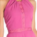 Dress the Population  Odette Chiffon Maxi‎ Dress, Pink, Size; Large, NWT Photo 5