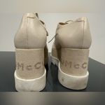 Stella McCartney  Elyse Platform Shoes Cream Beige 38.5 Photo 5