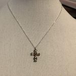 Lovely Vintage Cross Pendant & 8KGP signed chain Multiple Photo 2