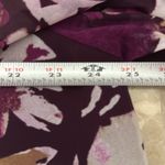 Calvin Klein Plum Floral Blouse size OX burgundy, pinks, Photo 7