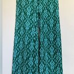 ZARA NWT | The Ava Pant Wide Leg Cotton Green Printed | XS Photo 5