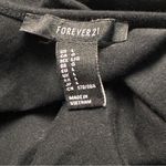 Forever 21  Women's Black  Sleeveless Snap Closure Bodysuit Sz L Photo 4