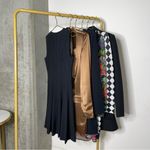 Theory  Bonbi Wool Ameera Fabric Zipper Front Fit Flare Sleeveless Dress Photo 8