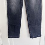 Spanx • Ankle Straight Leg Jeans in Vintage Black pull on washed faded slim cut Photo 9