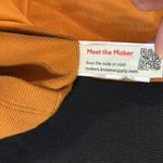 Vada Winter Button Up Basic Dress MIDI Long Sleeve in black/cashew large NWT Black Photo 6