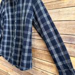 J.Crew  Blue Plaid Boy Fit Button Down Shirt Size 4 Photo 2