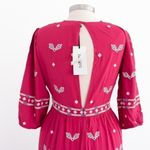 Ba&sh Java Embroidered Midi Dress - Large Photo 9