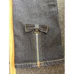 AMO Denim Bow Soft Raw, NWOT, Size 28 Blue Photo 2