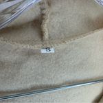Women's Tan Cropped Hoodie Jacket Size Small Photo 2