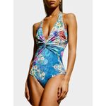 Johnny Was New.  floral twist halter swimsuit. Size small. Retails $198 Photo 8
