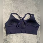 Under Armour  navy blue fitted medium sports bra Photo 1