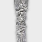 Michael Kors Luna Silver Sequin Pointed Toes Slouchy Kitten Heels Tall Boots 8.5 Photo 14