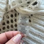 Delia’s Y2K crochet knit pullover sweater, cropped, off white sz S Photo 8