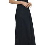Donna Morgan NWT Shirred Midi Dress  For Maggy‎ Shirring At The Waist Sz 12 Black Photo 4