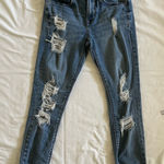 EXPRESS distressed skinny jeans 2S Photo 0