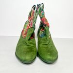 Desigual  Heeled Green Boots Funky Design Size 7 Women’s Photo 2