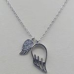 Boutique 925 silver Angelic Dainty Wing Necklace 🌟 Photo 0