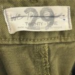 Free People Ezra Cargo Jeans Women’s Size 29 Green Utility Pocket Cotton Photo 8
