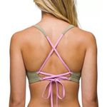 prAna Tulum Bikini Top Black Color Block Size M Photo 1