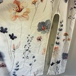 🦋 NWT White Floral Leg Slit Maxi Dress XL Wedding Photo 2