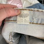 Lee Light Wash Straight Leg Relaxed Fit Highrise Distressed Jeans Women's Size 7 Photo 1