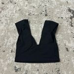 Free People Intimately  Black Cropped Top Size Small Photo 1