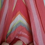 Cacique  BOLD MULTICOLORED STRIPED CROP WIDE LEG COTTON PAJAMA PANTS 18/20 Photo 6