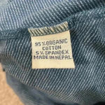 Synergy organic clothing blue polka dot dress in size small Photo 6