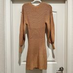 STAUD  Marylebone Sweater Dress in Camel Photo 6