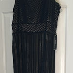 Venus Black Mesh Maxi Dress Photo 0