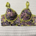 Cacique Colorful Yellow Purple Pink 38B Bra Lightly Lined Demi Longline Photo 13