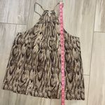 Joie Silk Snake Print Spaghetti Strap Halter Neckline Blouse, women’s Small Photo 7