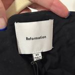 Reformation  Elegant Black linen Crop Top Photo 6