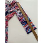 Jean Pierre Klifa Dress Size Small Pink Groovy Beach Resort Shift Midi Stretch Photo 9