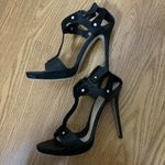 Herve Leger  Hera black high heel Strappy sandals Stiletto shoes size EU 38 US 7 Photo 3