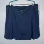 Athleta Women Plus Size 2X Navy Blue Fairway Golf Skort 18" Skirt Pockets Lined Photo 5