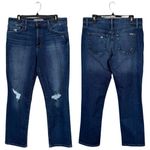 joe's jeans NWOT  Niki Distressed Straight Leg Denim Jeans Womens 31 Blue Stretch Photo 2