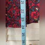LuLaRoe  Flowy Burgundy Medallion Print Midi Skirt Size M‎ Boho Pockets Photo 2