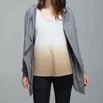 Lululemon Cabin Yogi Wrap Heathered Grey Slate Open Hooded Cardigan Small Photo 0