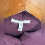 Maurice's  XS Smart Workwear Purple Mini Twisted Front Shirt Dress Photo 7