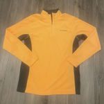 Columbia  Fleece Cover Orange Small Half Zip Women's Pullover Photo 0
