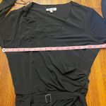 Jennifer Lopez JLO Black Belted Wrap Dress Large (L) Photo 8