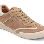 Ash NEW in BOX  Podium Suede Sneaker Tan EU37 Fits like US7.5 CUTE 🥰 Photo 0