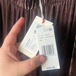 Johnny Was  Women Size XL Velvet Wide Leg‎ Pant Large Butterfly Embroidered Brown Photo 2