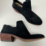 Sam Edelman Black Suede Leather Ankle Boots Womens 10 Fall Booties Western Photo 0