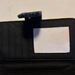 HARRIS TWEED NWTS GLEN APPIN BLUE & BLACK PLAID WALLET SILVER KISS LOCK CLOSURE Photo 7