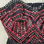 Alice + Olivia Audrie Embellished Beaded Tulle Skirt Mini Dress Womens 4 Photo 8