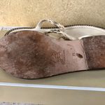 Michael Kors Negev Leather Sandal Women's Shoes Ecru color Beige Size 7.5 Photo 5