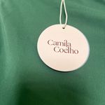 Revolve NWT Camila Coelho Blake Asymmetrical Crop Top in Green Size Small Photo 2