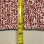 Free People Electric City Sweater Pink White Marled Scoop Long Sleeve $98 M # Photo 10